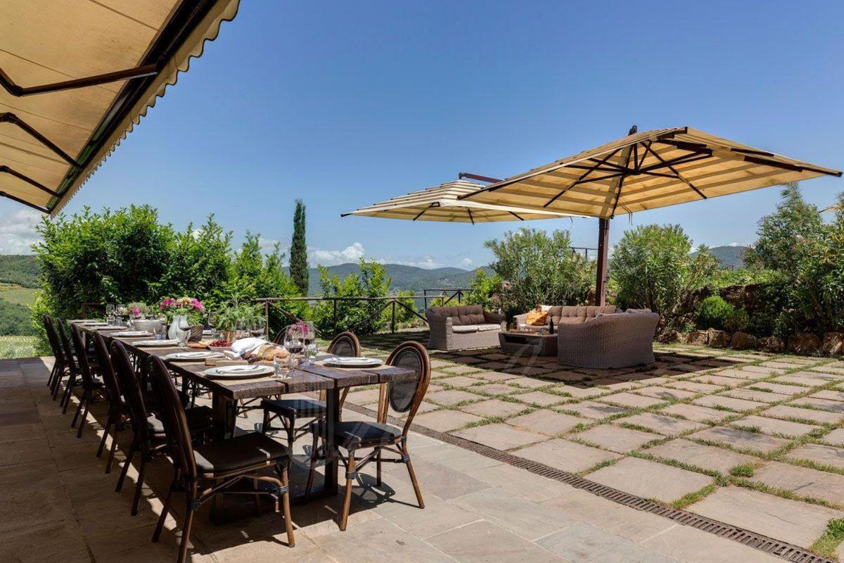 Villa Il Tinaio Panzano in Chianti Bagian luar foto