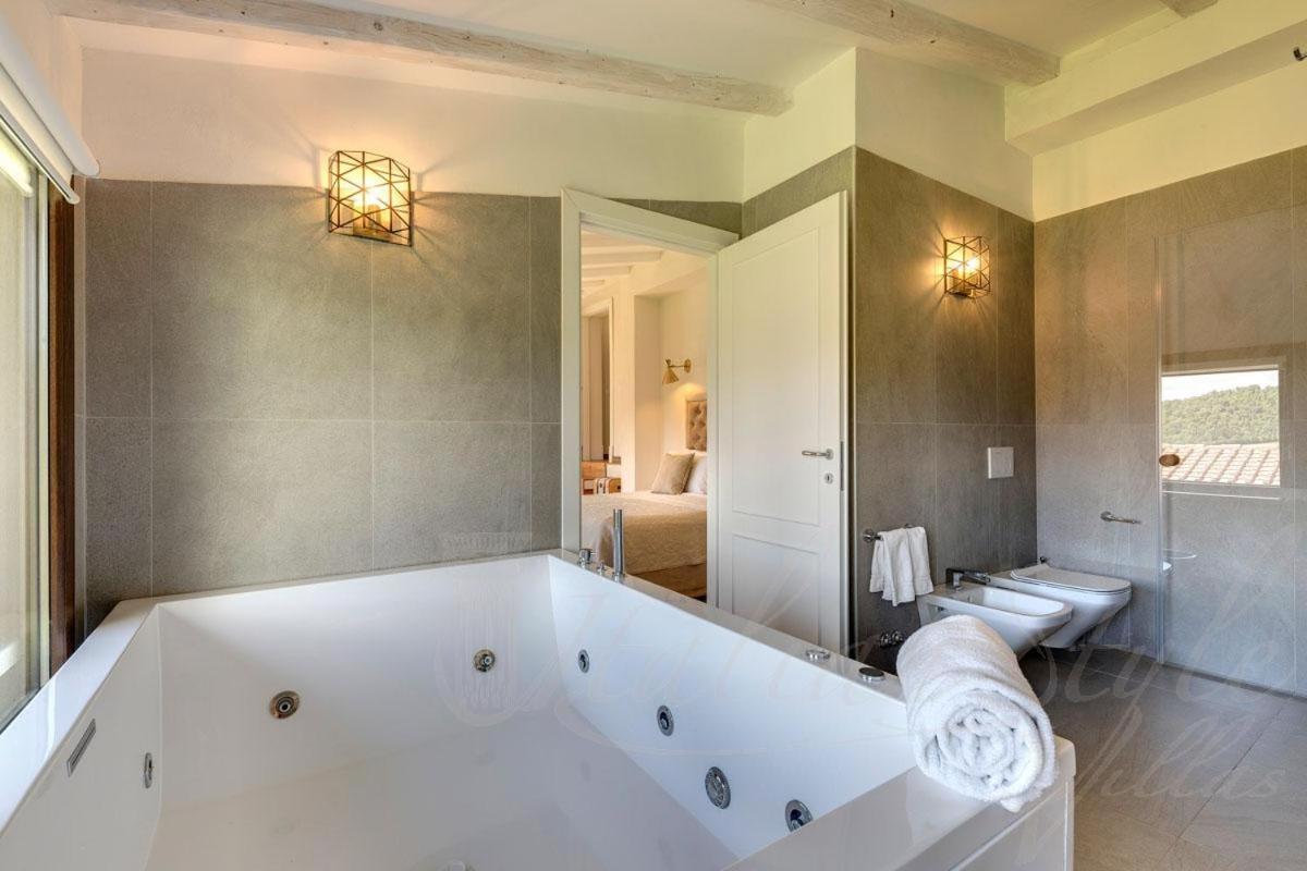 Villa Il Tinaio Panzano in Chianti Bagian luar foto